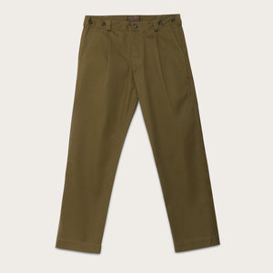 Plissierte arbeits-chinohose von Filson | Otter green (Green)