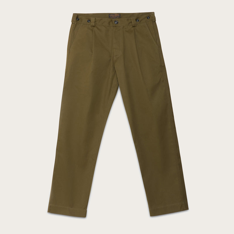 Plissierte arbeits-chinohose von Filson | Otter green (Green)
