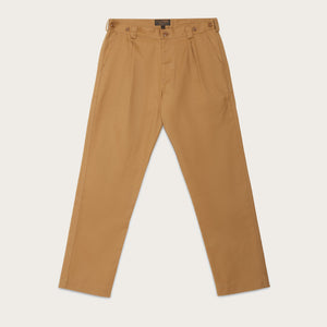 Plissierte arbeits-chinohose von Filson | Tan (Beige)