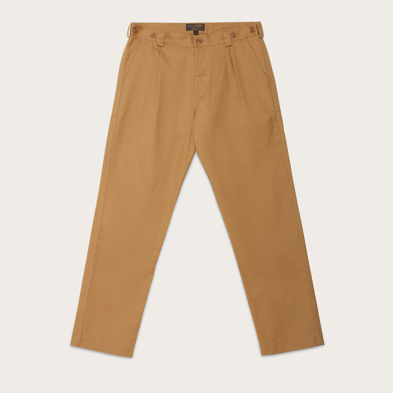 Plissierte arbeits-chinohose von Filson | Tan (Beige)
