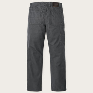 Dry tin cloth double front pants von Filson | Raven (Black)