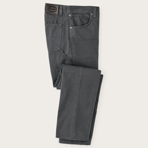Dry tin cloth double front pants von Filson | Raven (Black)