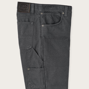 Dry tin cloth double front pants von Filson | Raven (Black)