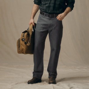 Dry tin cloth double front pants von Filson | Raven (Black)