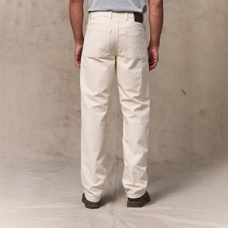 Dry tin cloth double front pants von Filson | Natural seed (White)