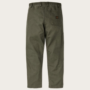 Pantaloni reversibili clarkston di Filson | Surplus green (Green)