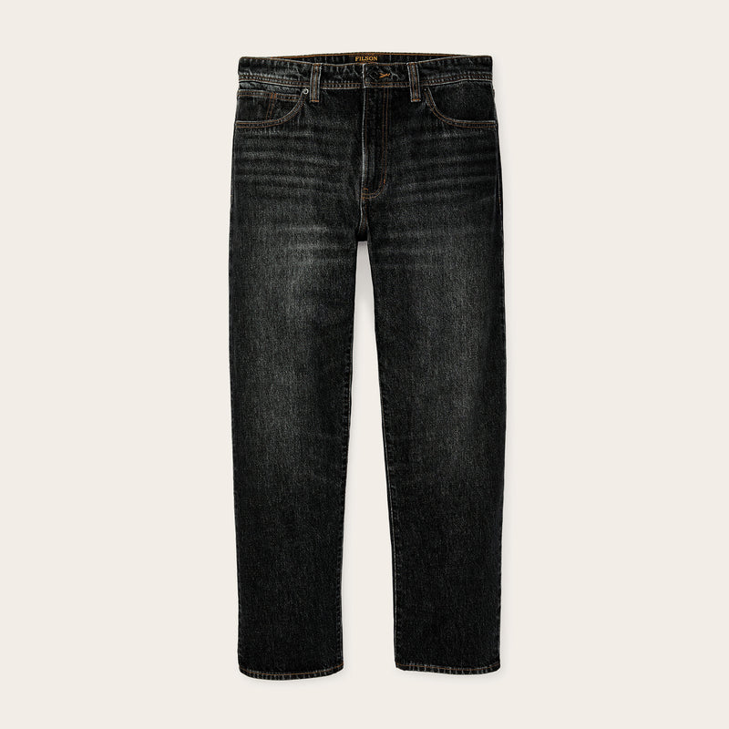14-oz. straight-leg jeans by Filson | Vintage black (Black)