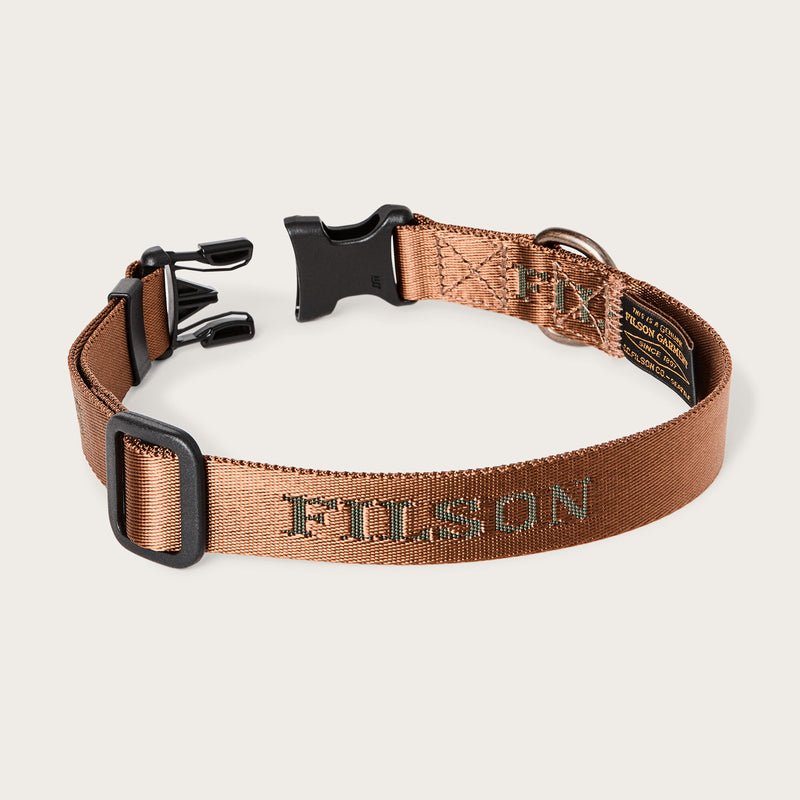 Nylon dog collar von Filson | Whiskey (Orange)