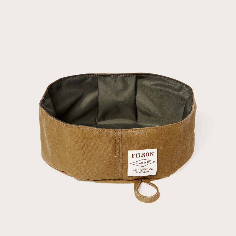 Short dog bowl von Filson | Dark tan (Beige)