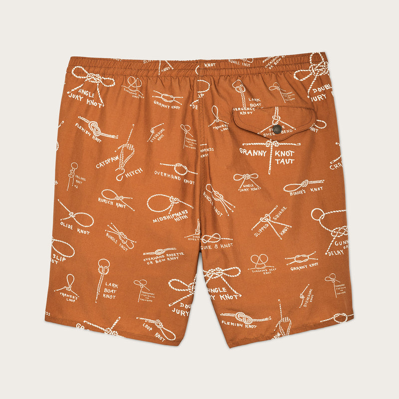 Oxbow lake trunks di Filson | Bourbon / knots (Orange)