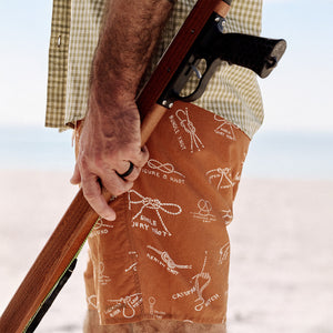 Oxbow lake trunks di Filson | Bourbon / knots (Orange)