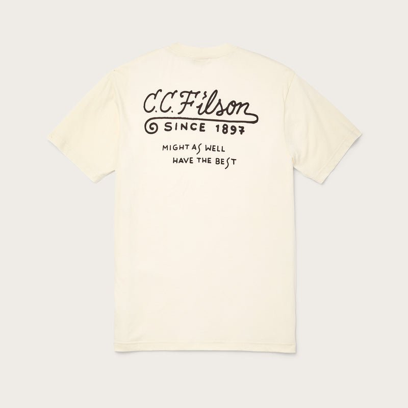 Ranger graphic t-shirt di Filson | Off white codfish (White)