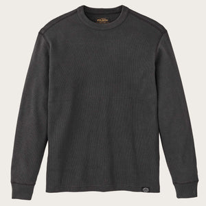 Waffle knit thermal crew von Filson | Faded black (Beige)