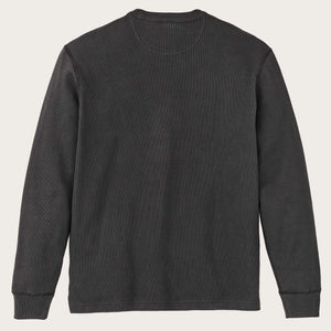 Waffle knit thermal crew von Filson | Faded black (Beige)
