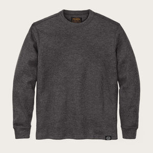 Waffle knit thermal crew von Filson | Charcoal (Gray)