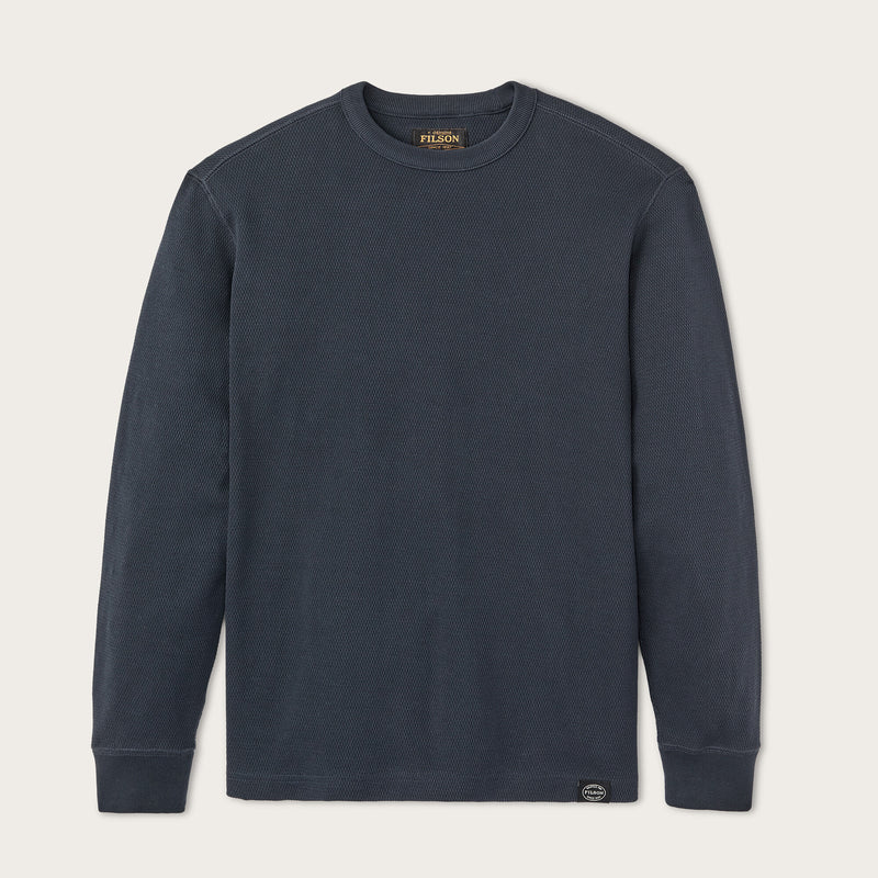 Waffle knit thermal crew by Filson | Blue mussel (Blue)