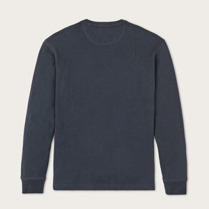 Waffle knit thermal crew by Filson | Blue mussel (Blue)