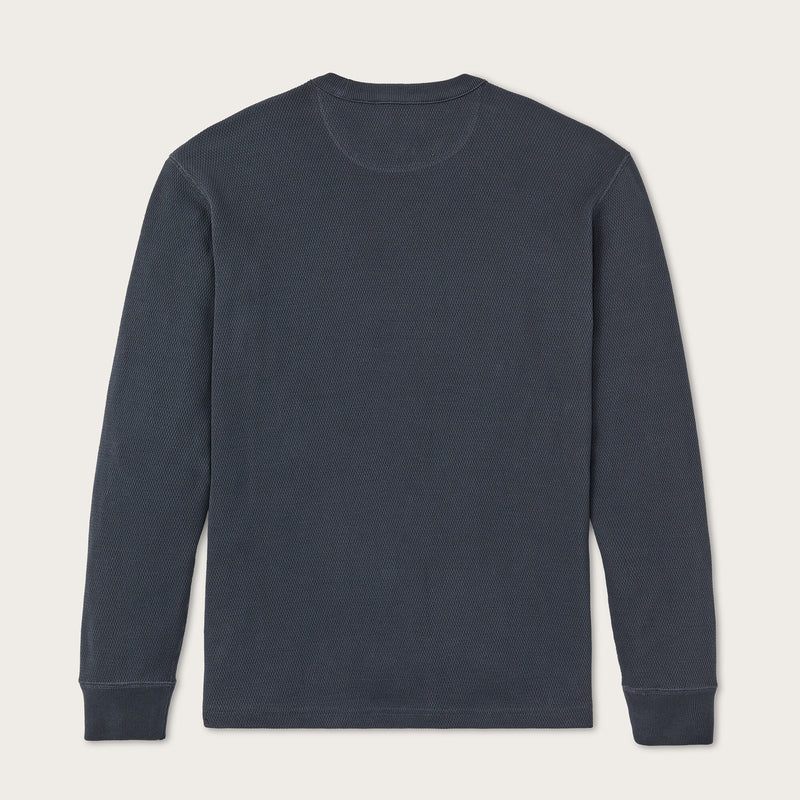 Waffle knit thermal crew by Filson | Blue mussel (Blue)