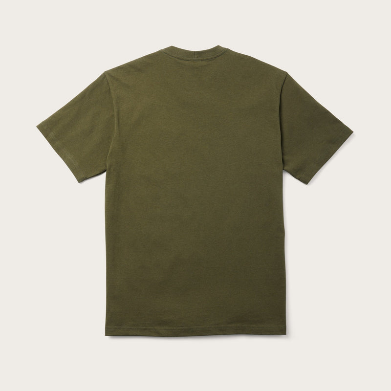 Pioneer pocket t-shirt von Filson | Dark olive (Green)