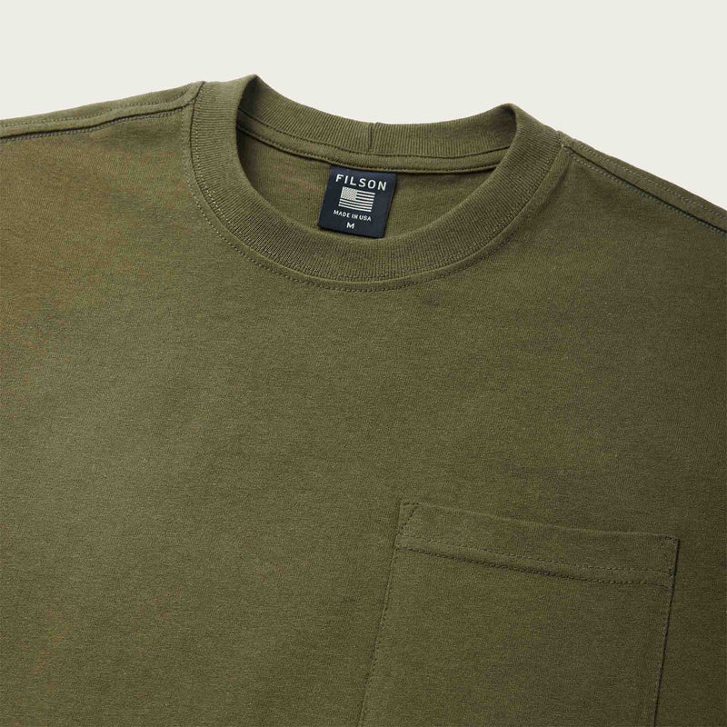 Pioneer pocket t-shirt von Filson | Dark olive (Green)