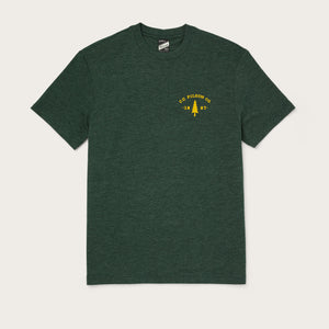 Buckshot t-shirt von Filson | Dark green heather t (Green)