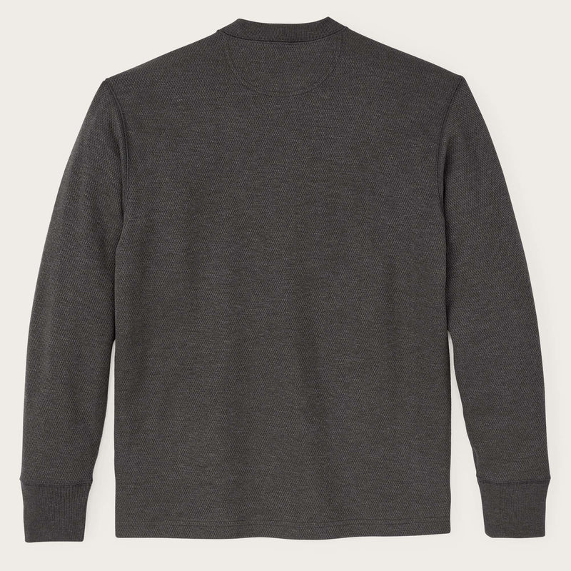 Waffle knit henley von Filson | Charcoal (Gray)