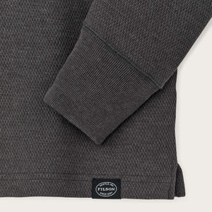 Waffle knit henley von Filson | Charcoal (Gray)