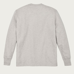 Waffle knit henley von Filson | Light heather gray (Gray)