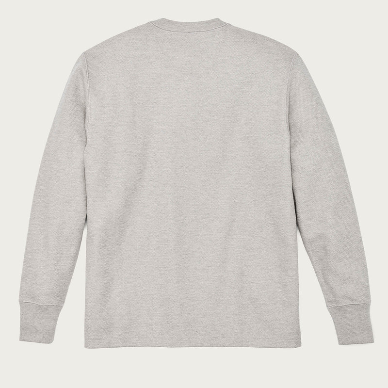 Waffle knit henley von Filson | Light heather gray (Gray)