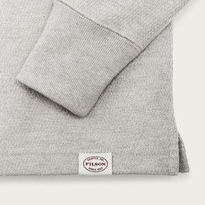Waffle knit henley von Filson | Light heather gray (Gray)