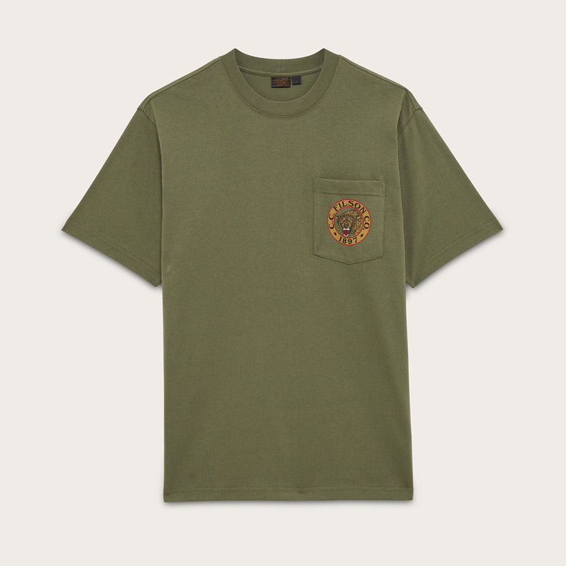 Frontier graphic t-shirt von Filson | Four leaf clover/bei (Green)