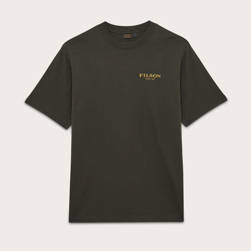 Frontier graphic t-shirt von Filson | Rosin/beige (Black)