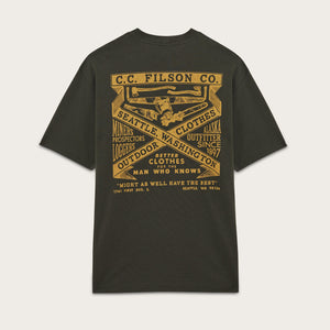 Frontier graphic t-shirt von Filson | Rosin/beige (Black)