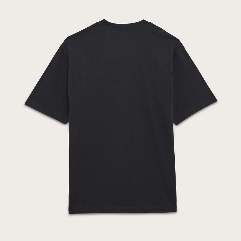 Frontier graphic t-shirt by Filson | Tap shoe/birch (Black)