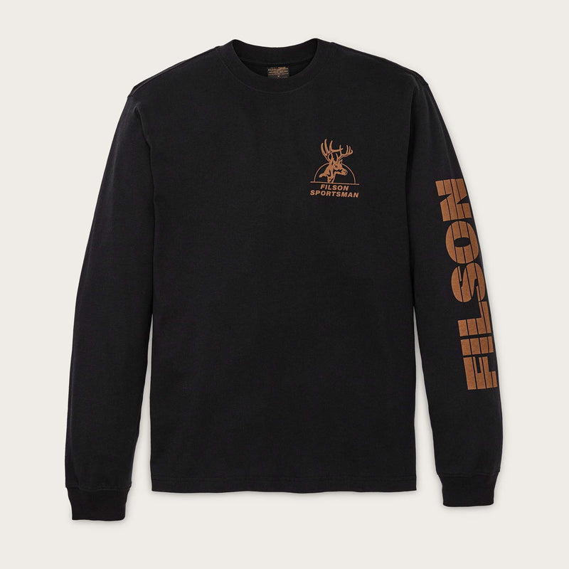 Long sleeve frontier graphic t-shirt di Filson | Black sportsm (Black)