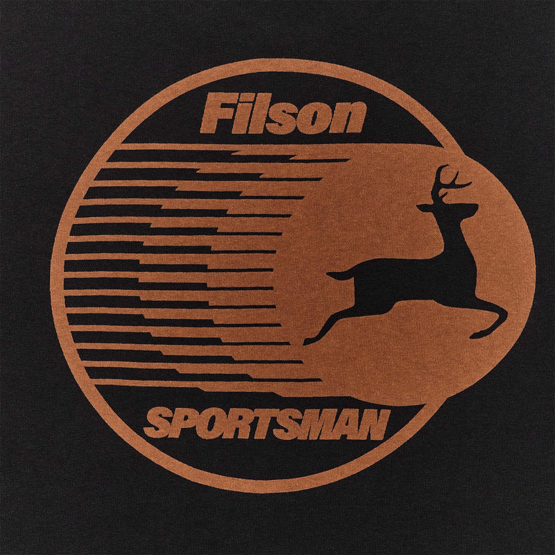 Long sleeve frontier graphic t-shirt di Filson | Black sportsm (Black)