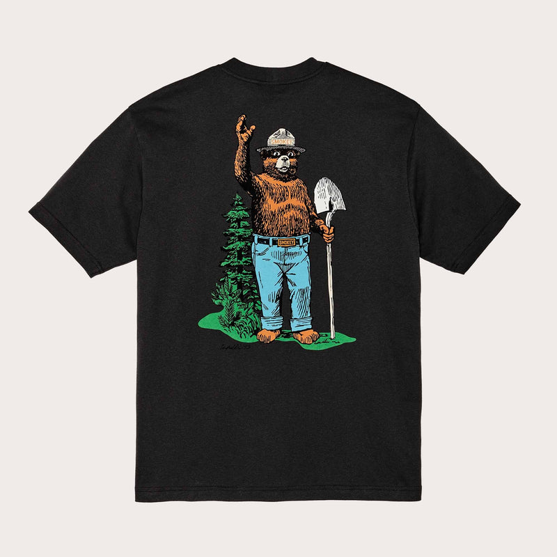 Smokey bear frontier t-shirt von Filson | Faded black / smokey (Black)