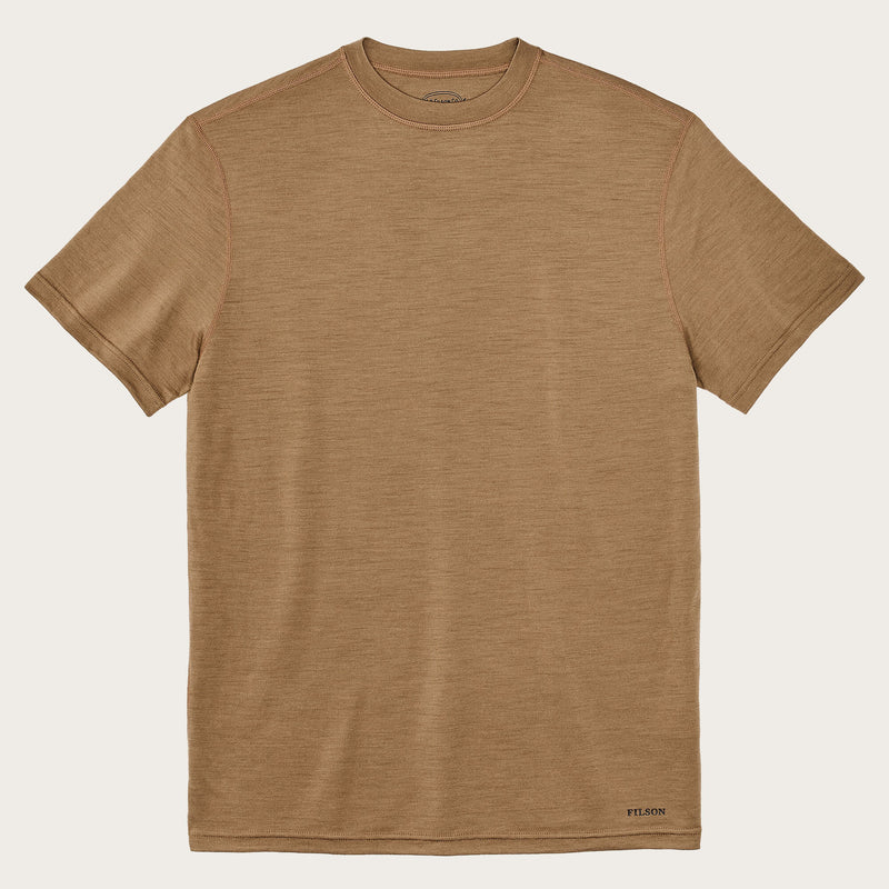 210g merino wool short sleeve crewneck von Filson | Rugged tan (Brown)