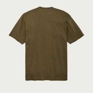 Frontier pocket t-shirt von Filson | Dark olive (Green)