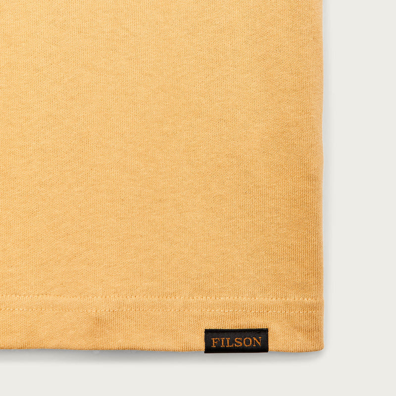 Frontier pocket t-shirt by Filson | Dun yellow (Orange)