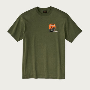Filson x housefly graphic t-shirt von Filson | Cypress / energy (Green)