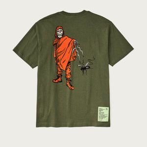 Filson x housefly graphic t-shirt von Filson | Cypress / energy (Green)
