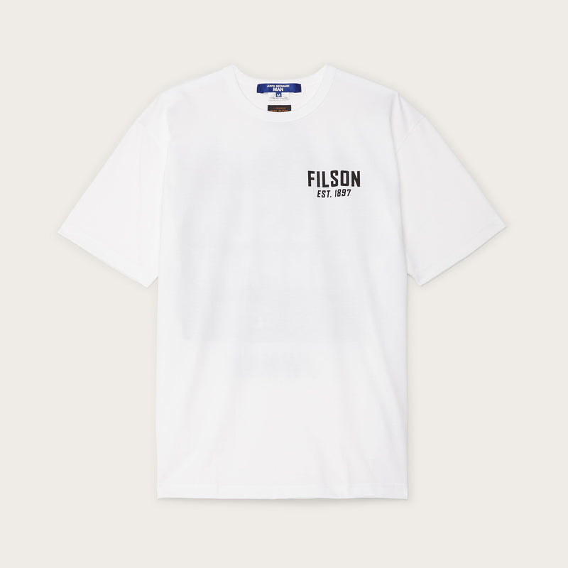 Filson x junya watanabe graphic t-shirt von Filson | White / black (White)