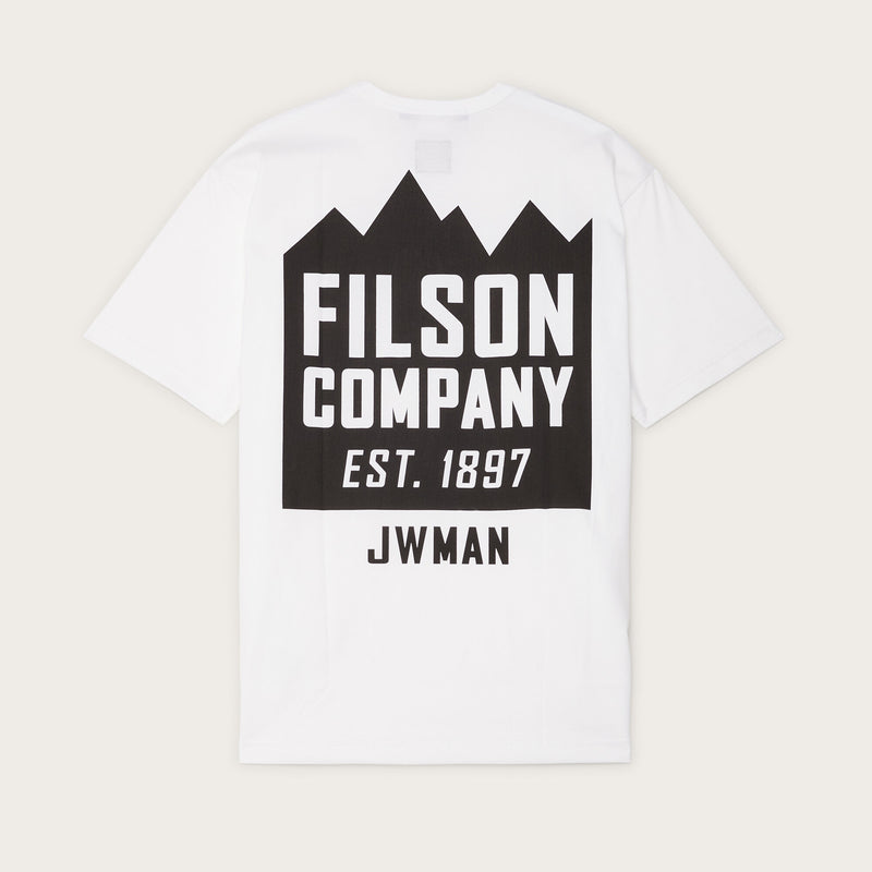 Filson x junya watanabe graphic t-shirt von Filson | White / black (White)