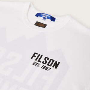 Filson x junya watanabe graphic t-shirt von Filson | White / black (White)