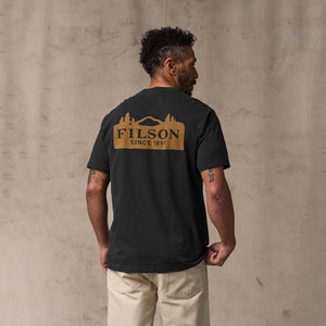 Scenic graphic t-shirt von Filson | Black (Black)