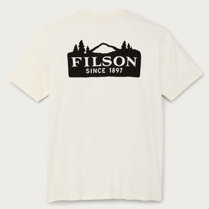 Scenic graphic t-shirt by Filson | Basswood (White)