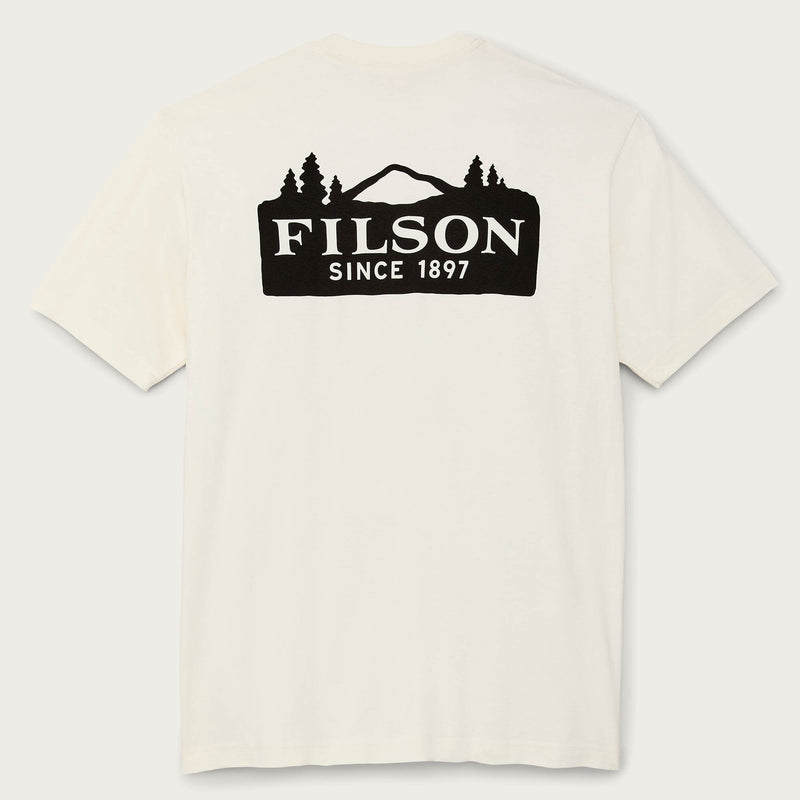 Scenic graphic t-shirt by Filson | Basswood (White)