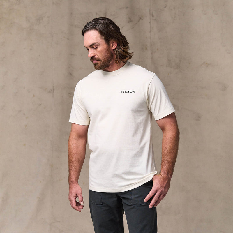 Scenic graphic t-shirt by Filson | Basswood (White)