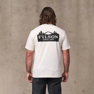 Scenic graphic t-shirt by Filson | Basswood (White)